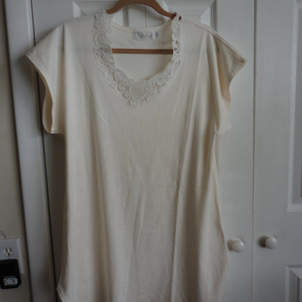 VERENA NIGHT SHIRT MEDIUM BEIGE